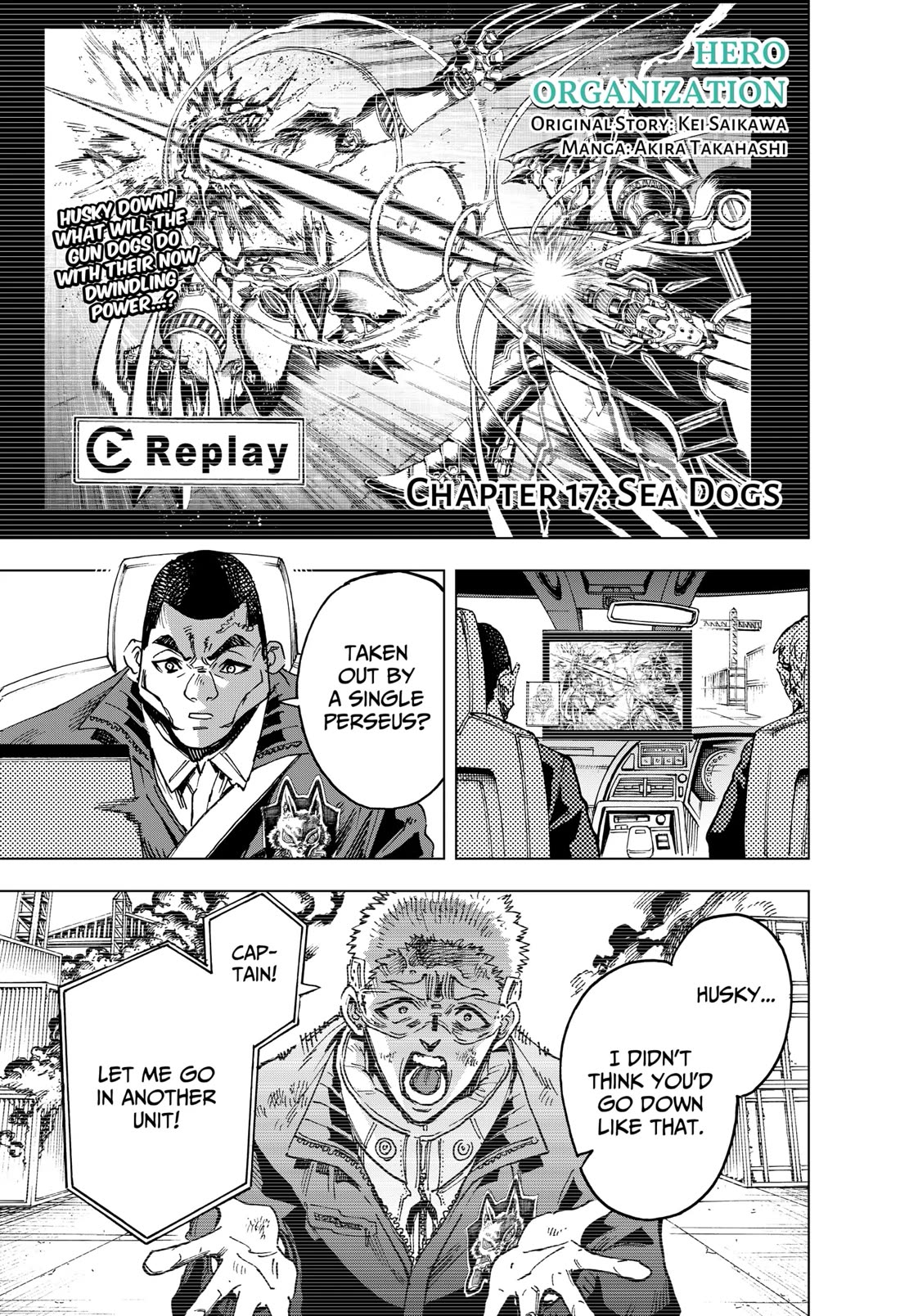 Hero Organization Chapter 17 page 1 - Chapter 17: Sea Dogs