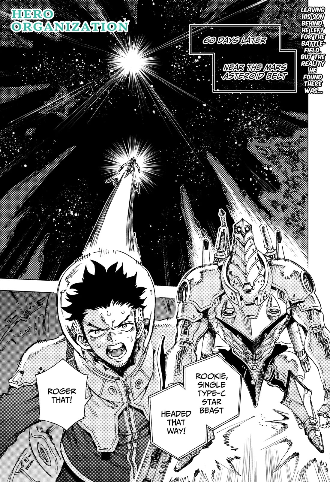Hero Organization Chapter 2 page 1 - Chapter 2: When A Hero is Born