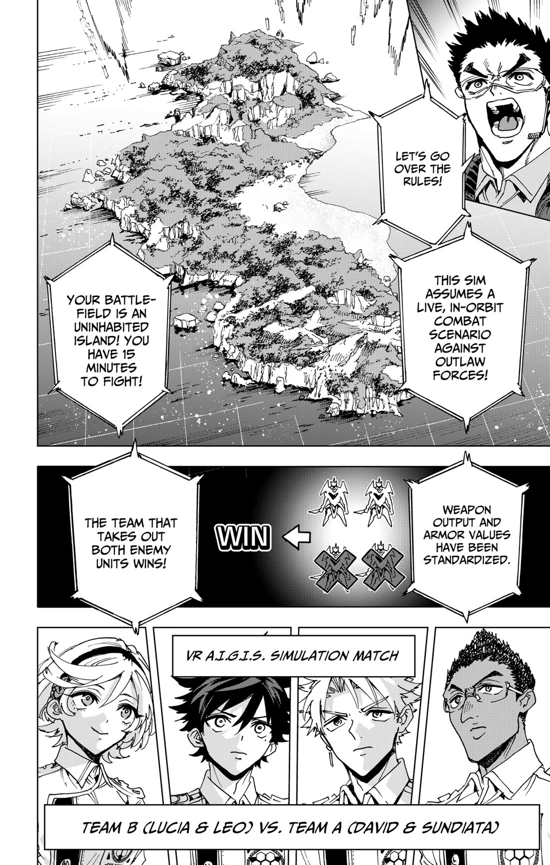 Hero Organization Chapter 29 page 13 - Chapter 29: A.I.G.I.S. VR Match, Act 1: Agni