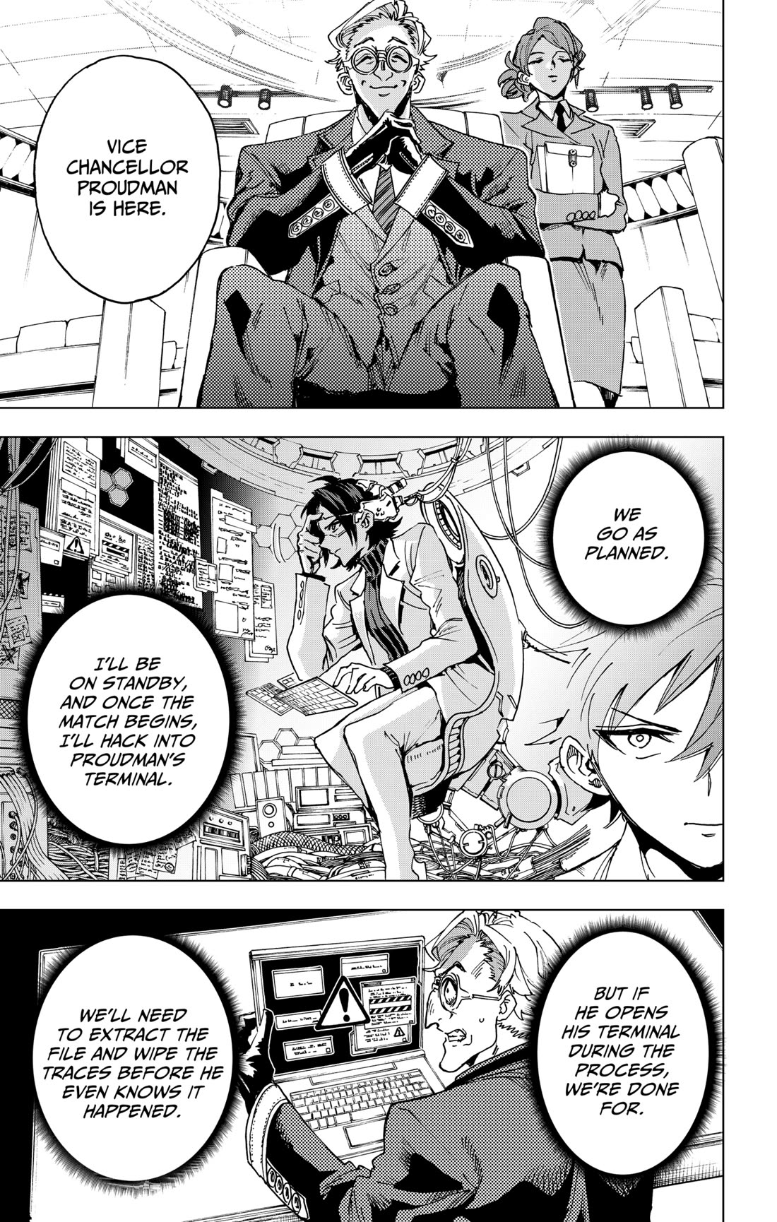 Hero Organization Chapter 29 page 3 - Chapter 29: A.I.G.I.S. VR Match, Act 1: Agni
