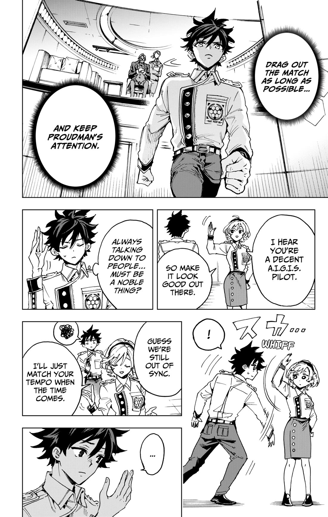 Hero Organization Chapter 29 page 4 - Chapter 29: A.I.G.I.S. VR Match, Act 1: Agni