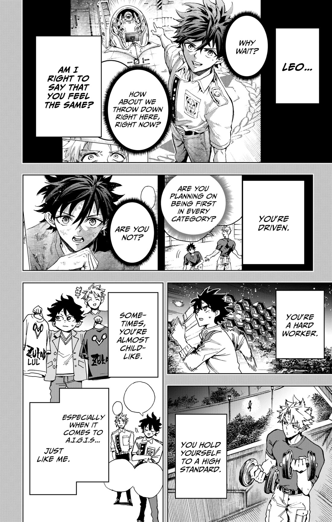 Hero Organization Chapter 30 page 12 - Chapter 30: A.I.G.I.S. VR Match, Act 2: Heavenly Flight