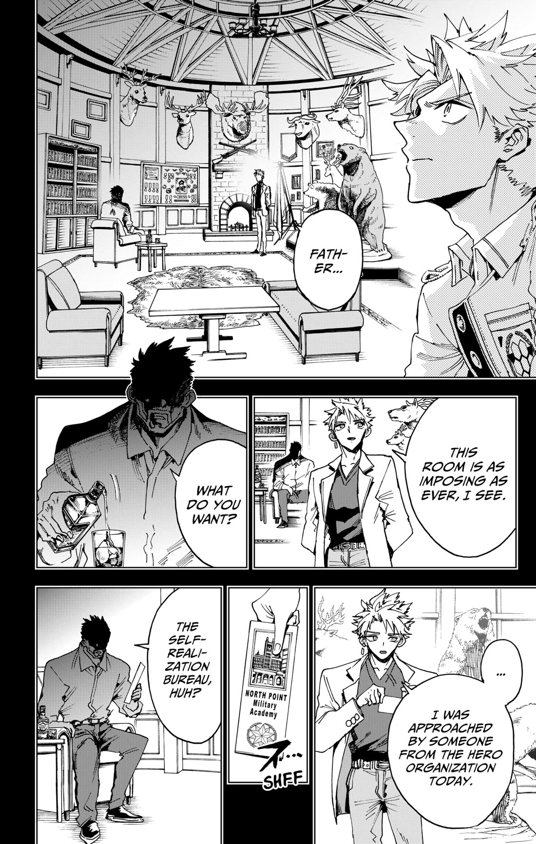 Hero Organization Chapter 30 page 8 - Chapter 30: A.I.G.I.S. VR Match, Act 2: Heavenly Flight