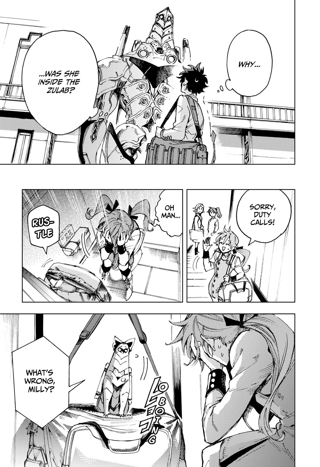 Hero Organization Chapter 5 page 7 - Chapter 5: Girl in the A.I.G.IS.