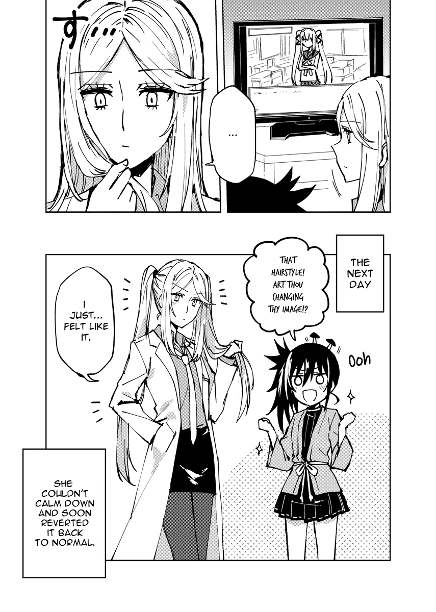 Hero-san and Former General-san Chapter 6.5 page 2 - Chapter 6.5: The Otaku Girl Who Likes Blonde Twintailed Tsundere Girls and the Blonde Tsundere Woman Who Likes Otaku Girls