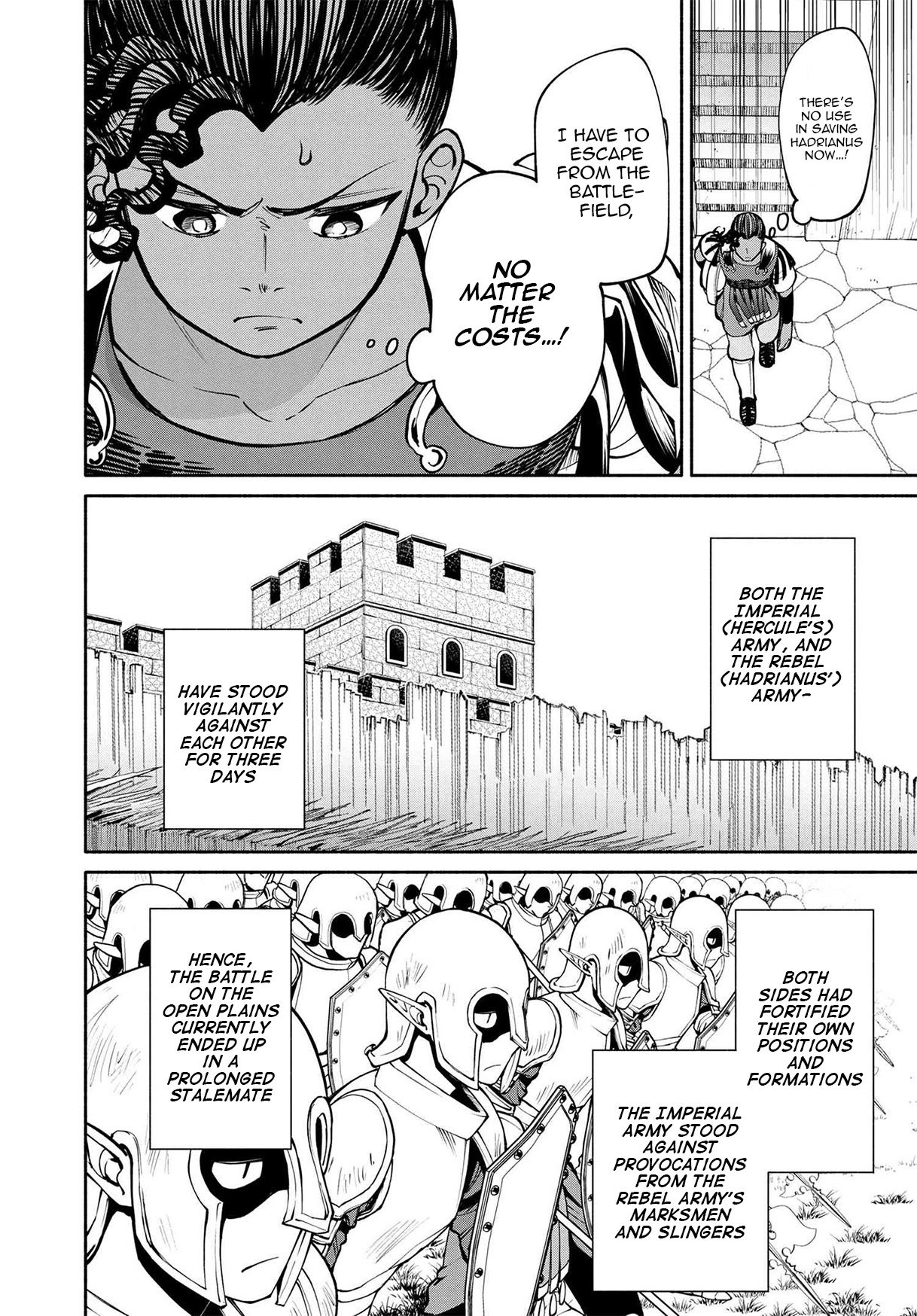 Heroic Chronicles of the Three Continents Chapter 16.1 page 13 - Chapter 16.1 - 16.3: Hadrianus' Revolt II