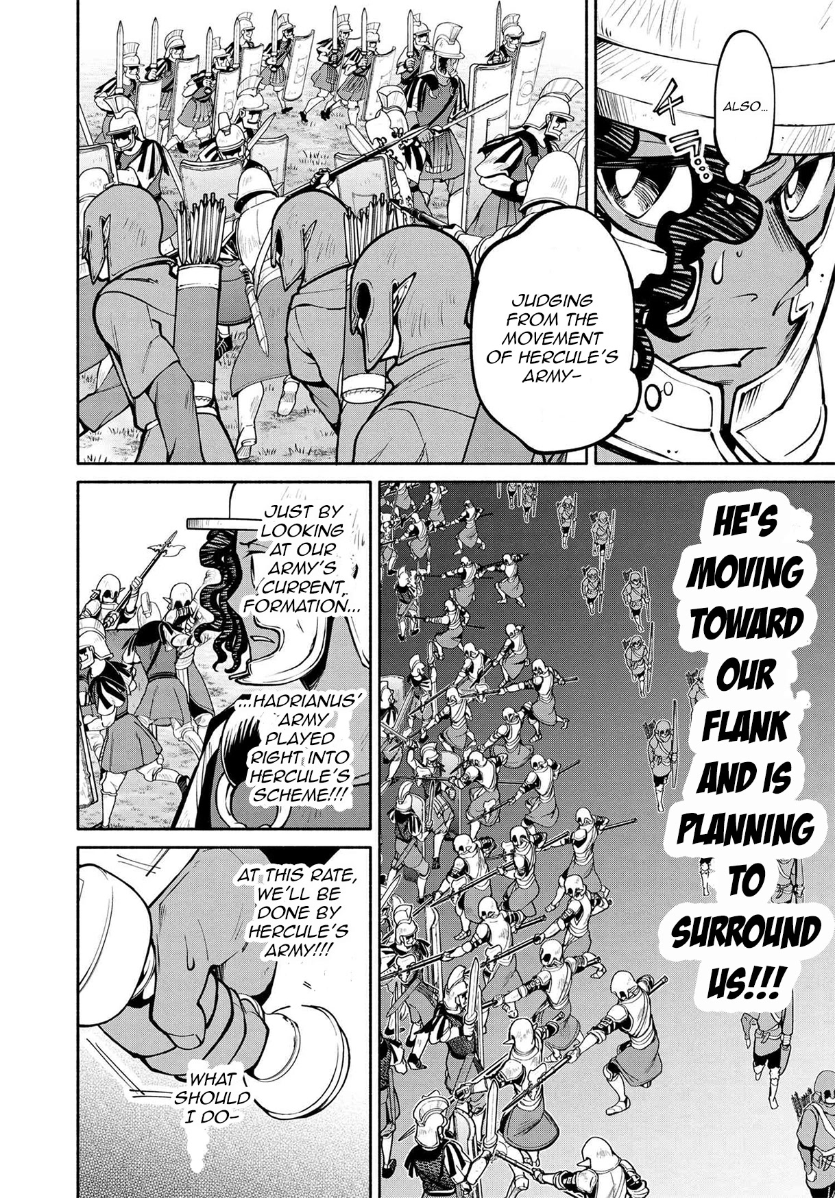 Heroic Chronicles of the Three Continents Chapter 18.1 page 8 - Chapter 18.1 - 18.3: Hadrianus' Revolt IV p.1