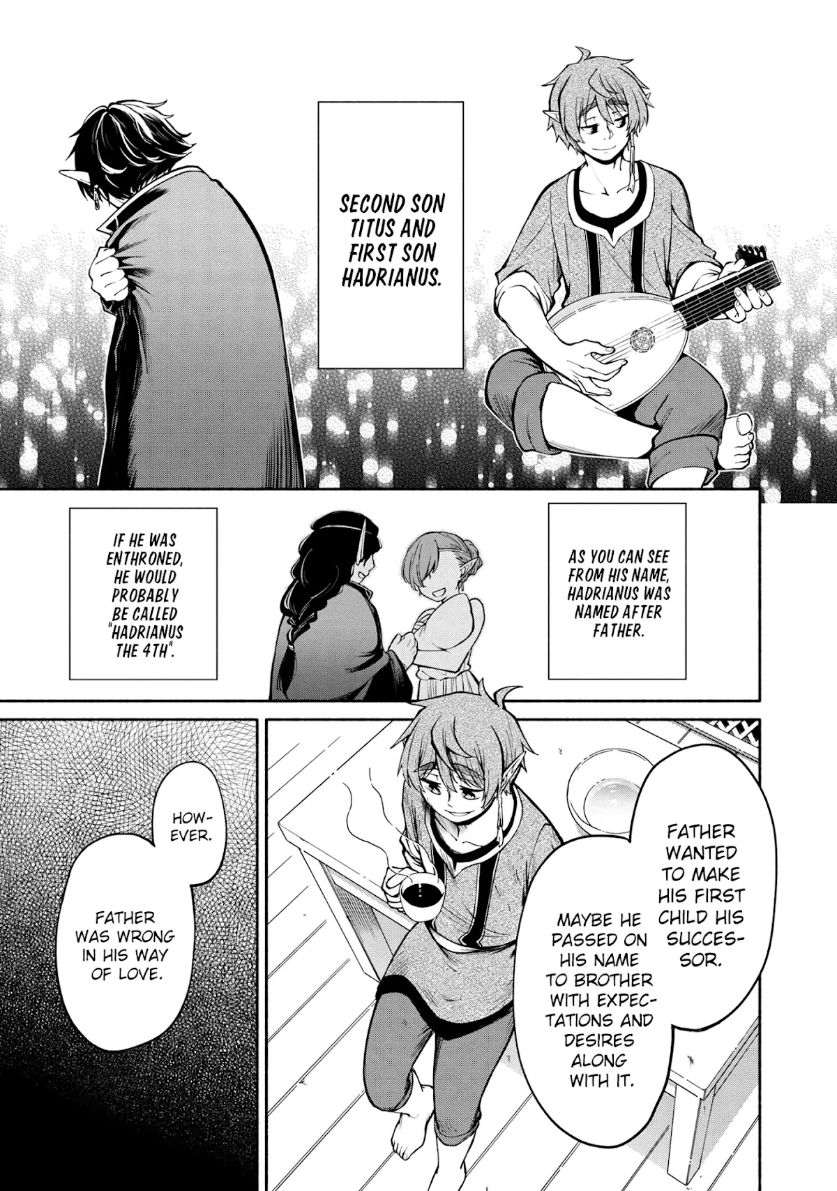 Heroic Chronicles of the Three Continents Chapter 5.1 page 36 - Chapter 5.1 - 5.2: Hadrianus, Titus, Hercule (1)