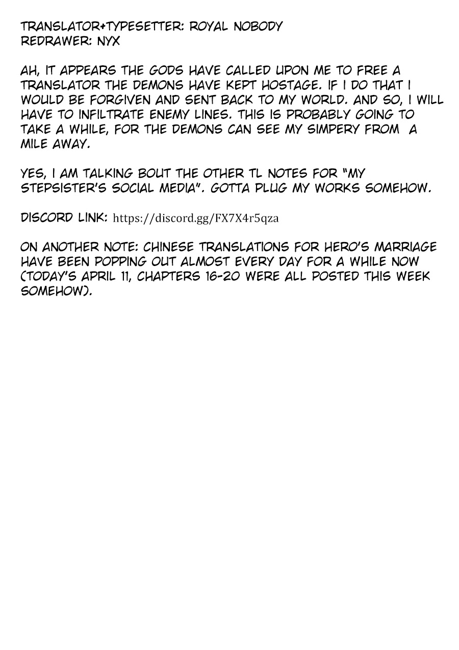 Hero's Marriage Chapter 19 page 6 - Chapter 19