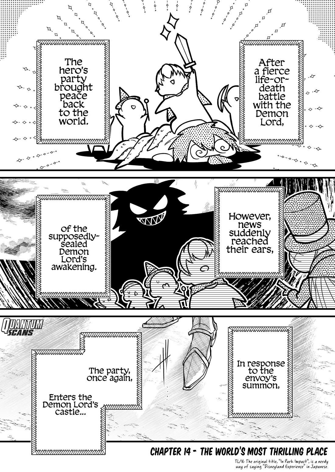 Hero's Party Want to Experience LOVE Chapter 14 page 2 - Chapter 14: The World's Most Thrilling Place