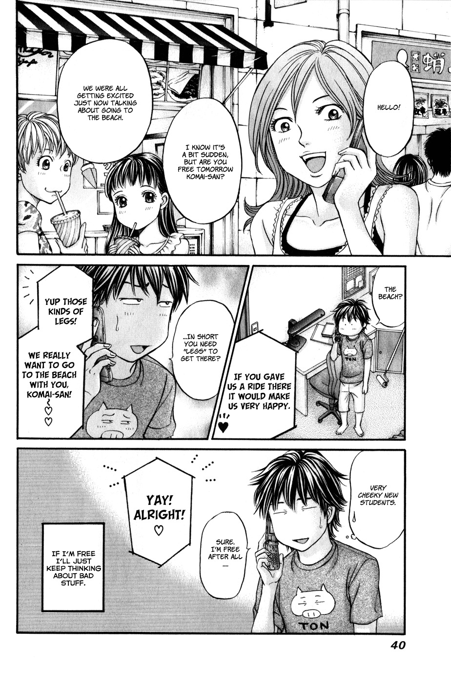 Hetakoi Chapter 43 page 6 - Chapter 43: Joking