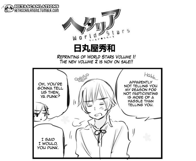 Hetalia World Stars Chapter 109 page 1 - Chapter 109