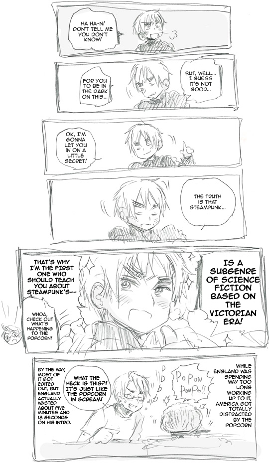 Hetalia World Stars Chapter 11.3 page 2 - Chapter 11.3 : America's crazy about steampunk, too
