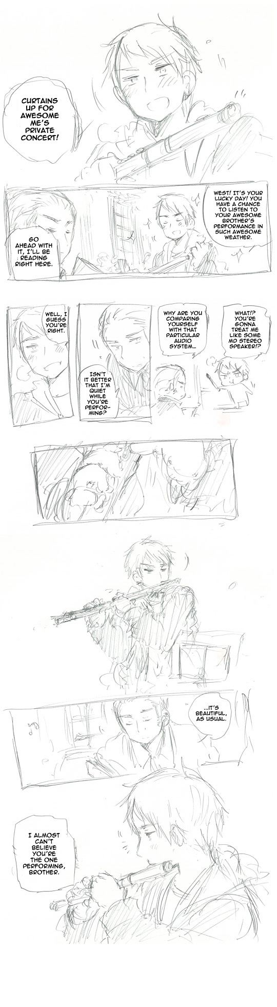 Hetalia World Stars Chapter 12.0 page 1 - Chapter 12.0 : Private Concert