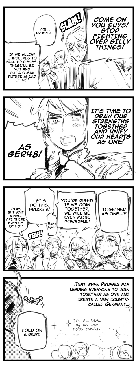 Hetalia World Stars Chapter 12 page 3 - Chapter 12 : How Germany came to be...