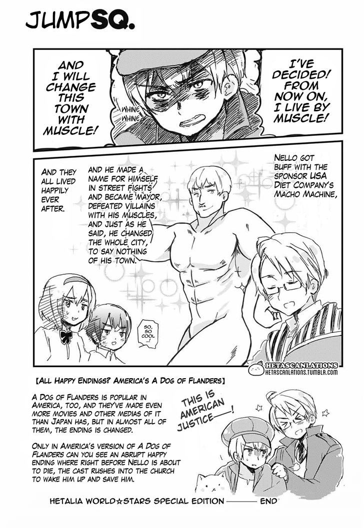 Hetalia World Stars Chapter 173.5 page 9 - Chapter 173.5 : Jump SQ 2016 Mar Issue - Spin-off Chapter