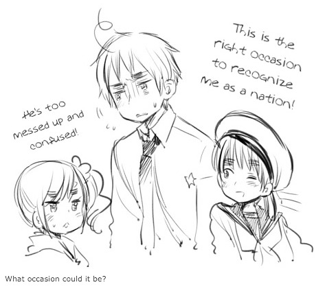 Hetalia World Stars Chapter 2.1 page 1 - Chapter 2.1 : Sketches