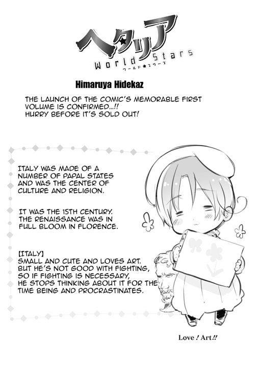 Hetalia World Stars Chapter 39 page 1 - Chapter 39