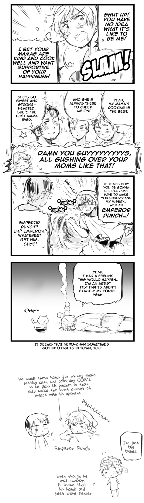 Hetalia World Stars Chapter 6 page 2 - Chapter 6 : Emperor Nero's Half-Wit Days