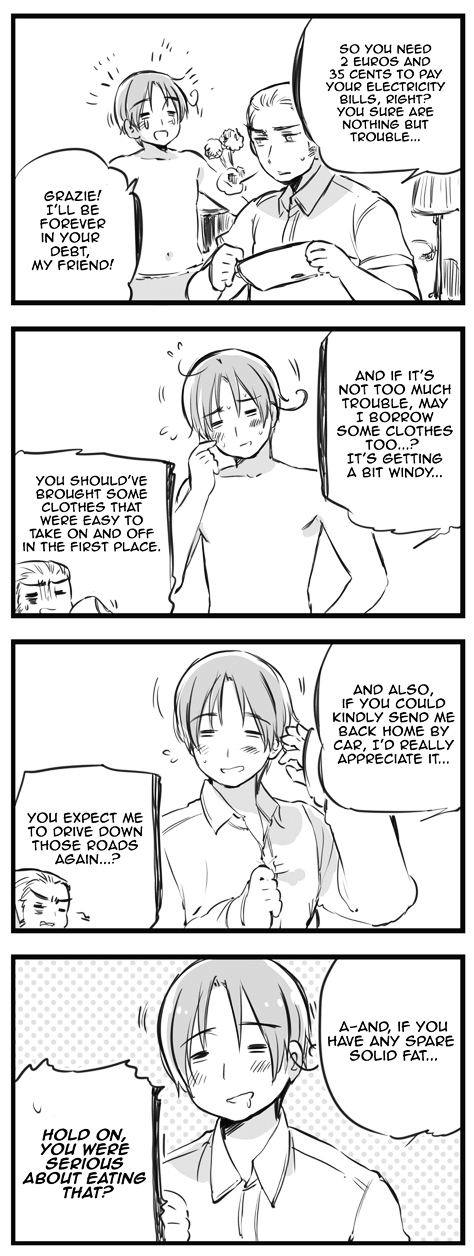 Hetalia World Stars Chapter 8 page 2 - Chapter 8 : News Flash! Italy's Gotten Fat!?