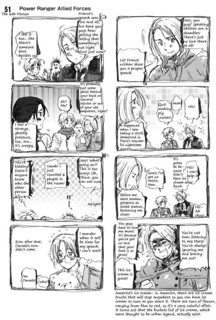 Hetalia Chapter 1.4-5 page 1 - Vol.1 Chapter 4.5: Power Rangers Allied Forces (Part 2)