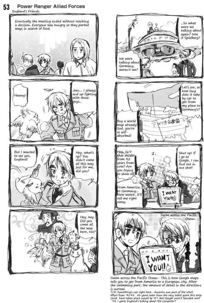 Hetalia Chapter 1.4-5 page 3 - Vol.1 Chapter 4.5: Power Rangers Allied Forces (Part 2)