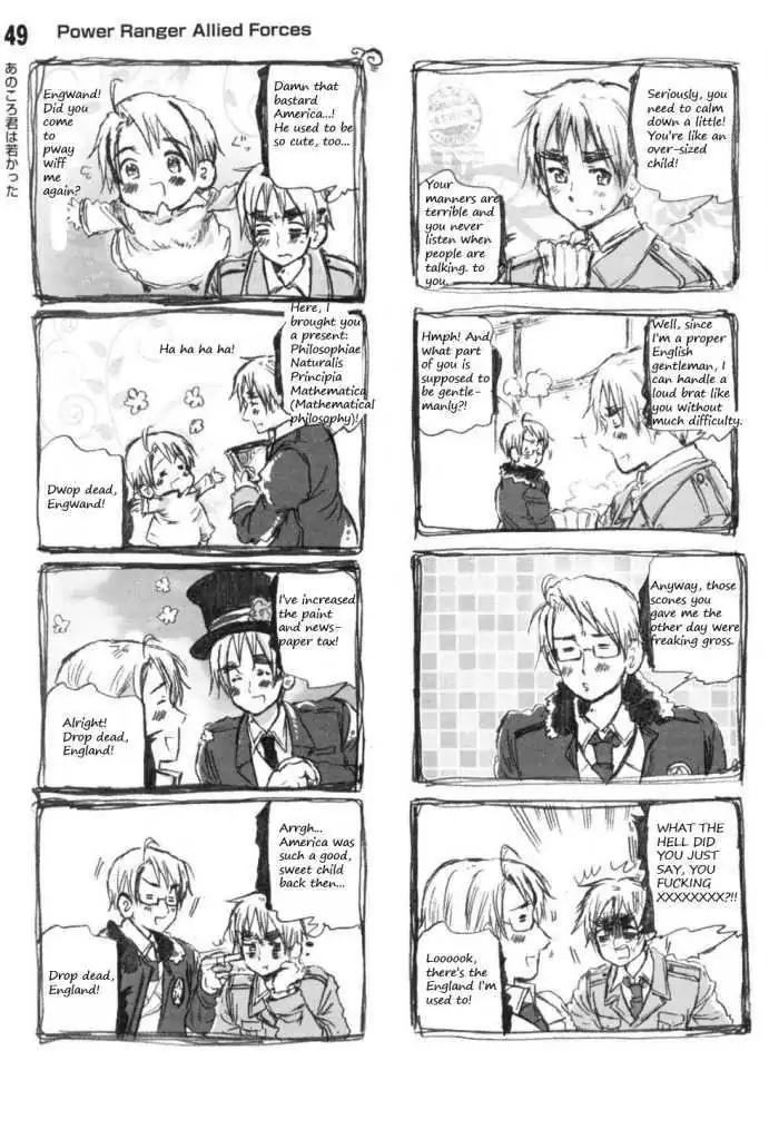 Hetalia Vol.1 Chapter 4 page 1 - Vol.1 Chapter 4: Power Rangers Allied Forces (Part 1)