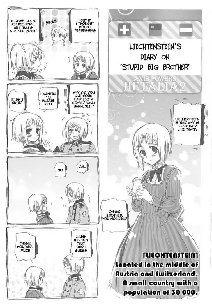 Hetalia Chapter 2.5 page 2 - Vol.2 Chapter 5: Liechtenstein's Diary On "Stupid Big Brother"