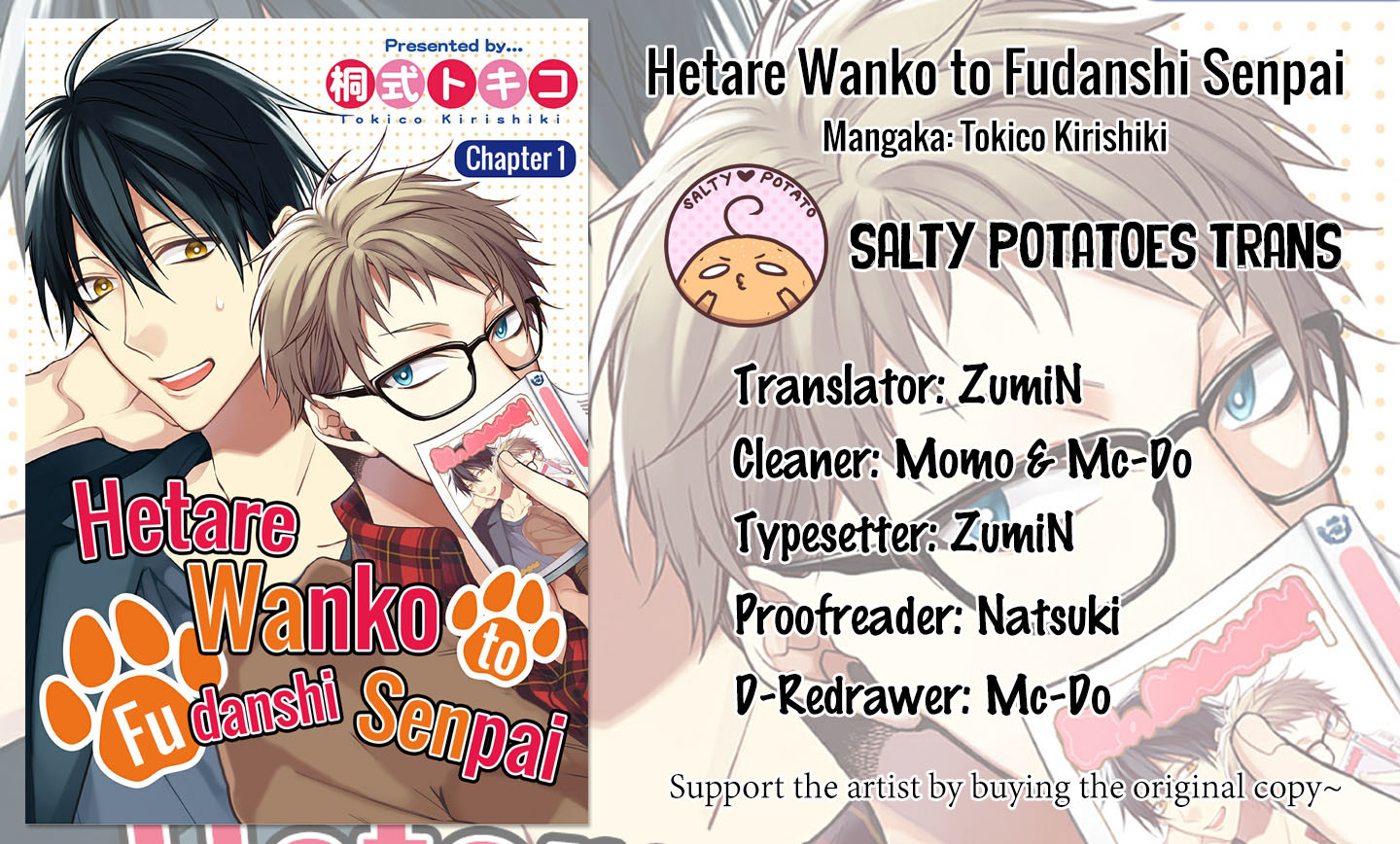 Hetare Wanko to Fudanshi Senpai Chapter 1 page 39 - Chapter 1