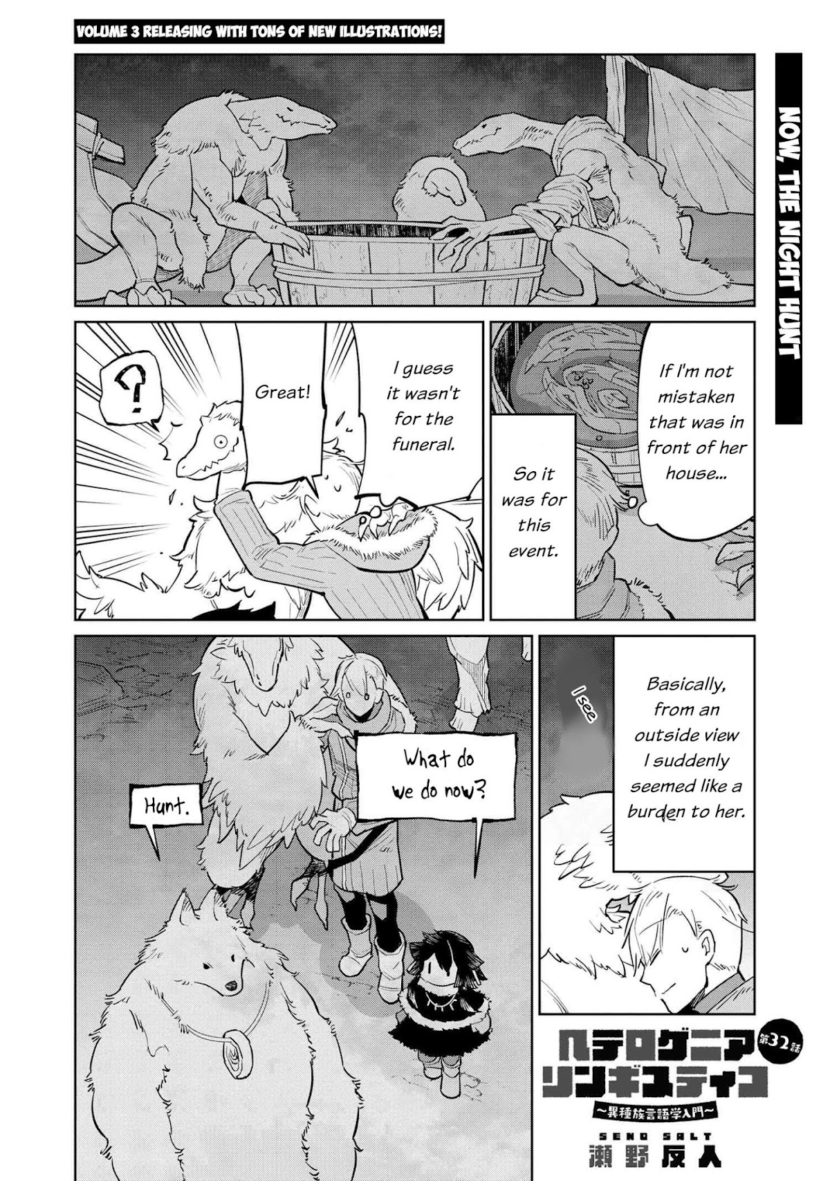 Heterogenia Linguistico Chapter 32 page 1 - Chapter 32: Now The Night Hunt