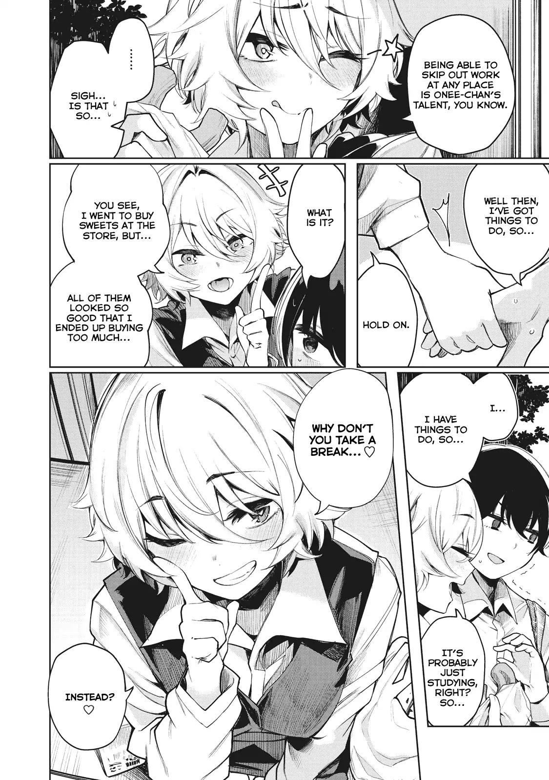 Hey boy! Let's take a break. Chapter 1 page 6 - Chapter 1: Wanna Skip Out?