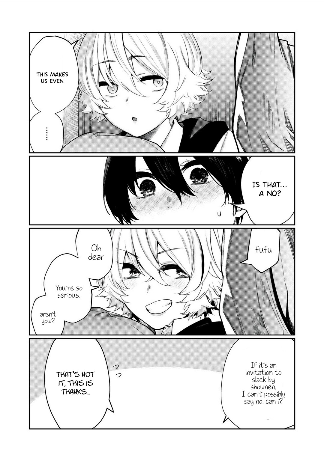 Hey boy! Let's take a break. Chapter 11 page 14 - Chapter 11: Shall We Doze Off?
