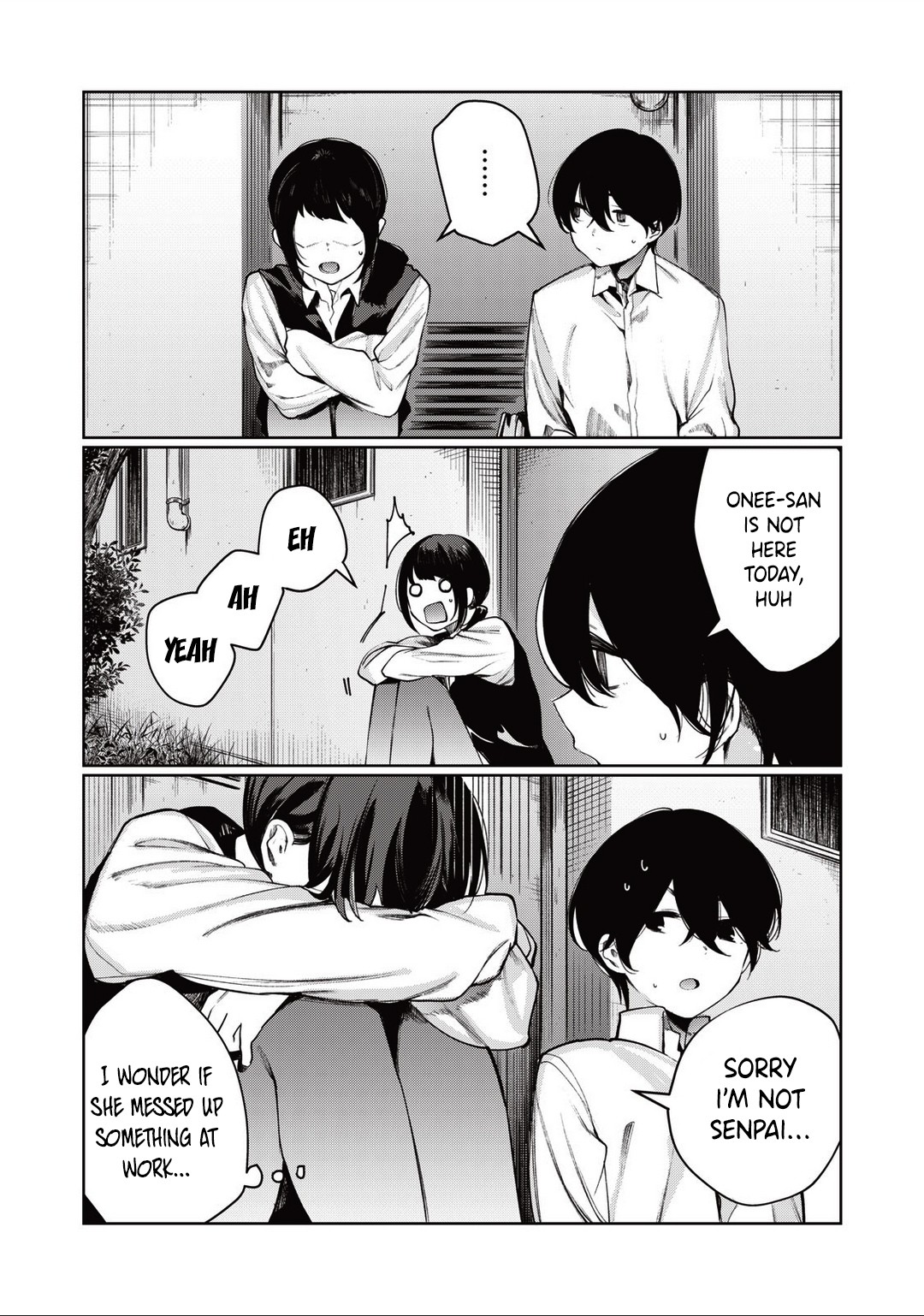 Hey boy! Let's take a break. Chapter 12 page 5 - Chapter 12: Please Cheer Up?