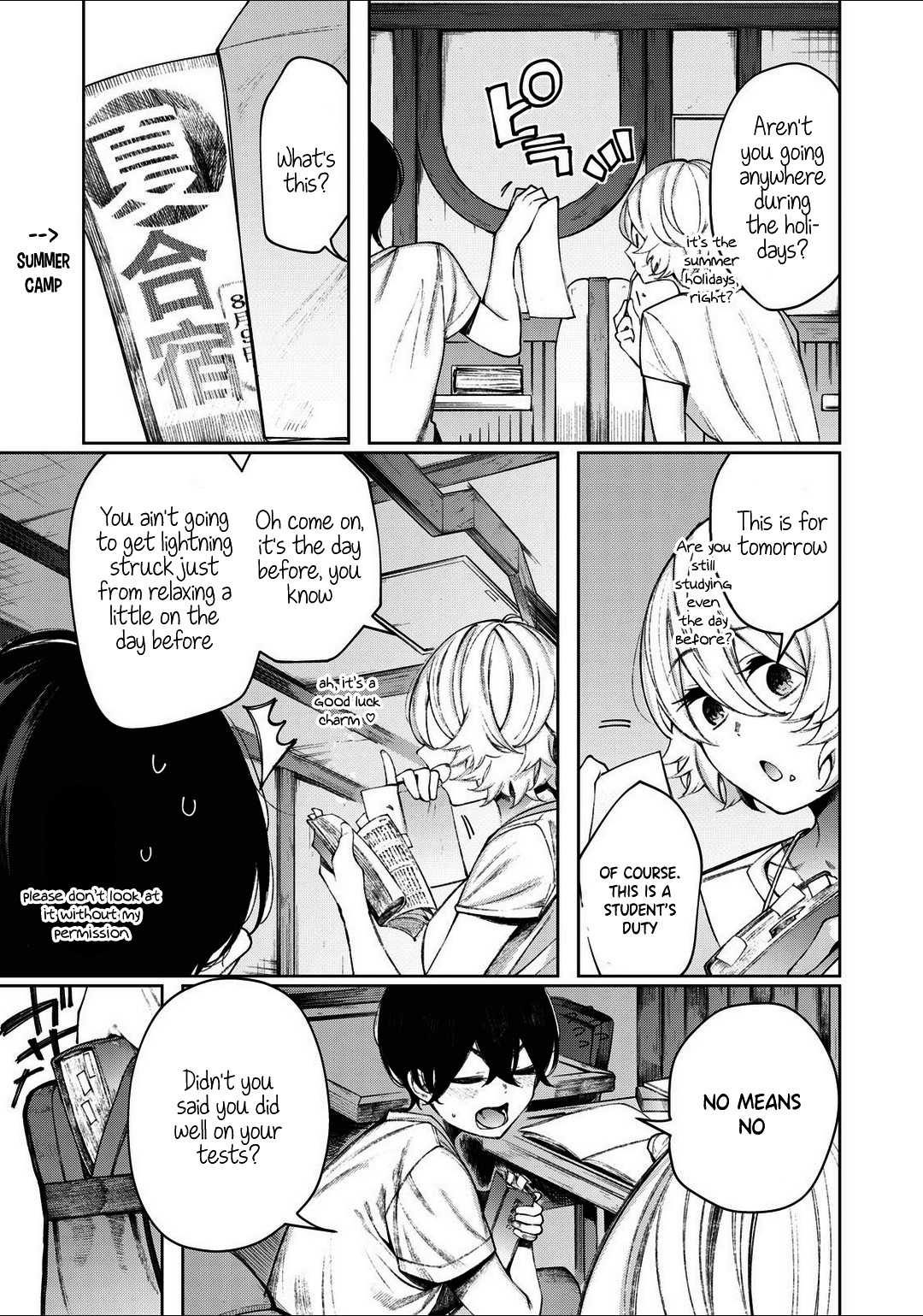 Hey boy! Let's take a break. Chapter 17 page 6 - Chapter 17: Let's Have Some Tea Together?
