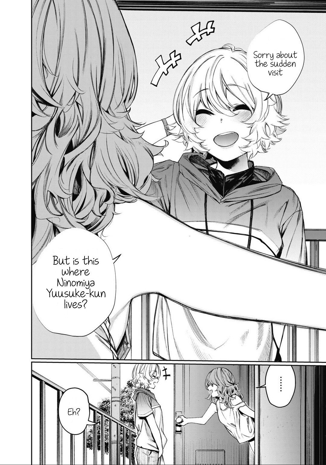 Hey boy! Let's take a break. Chapter 18 page 5 - Chapter 18: Let's Visit?