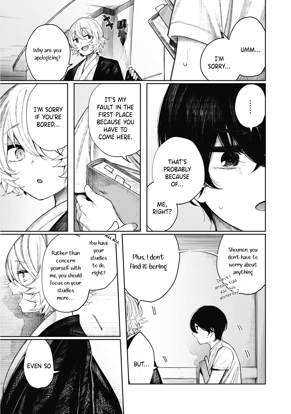 Hey boy! Let's take a break. Chapter 20 page 10 - Chapter 20: Shall We Play?