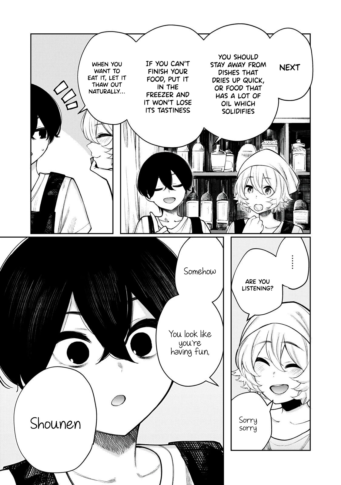 Hey boy! Let's take a break. Chapter 26 page 12 - Chapter 26: Shall We Cook?