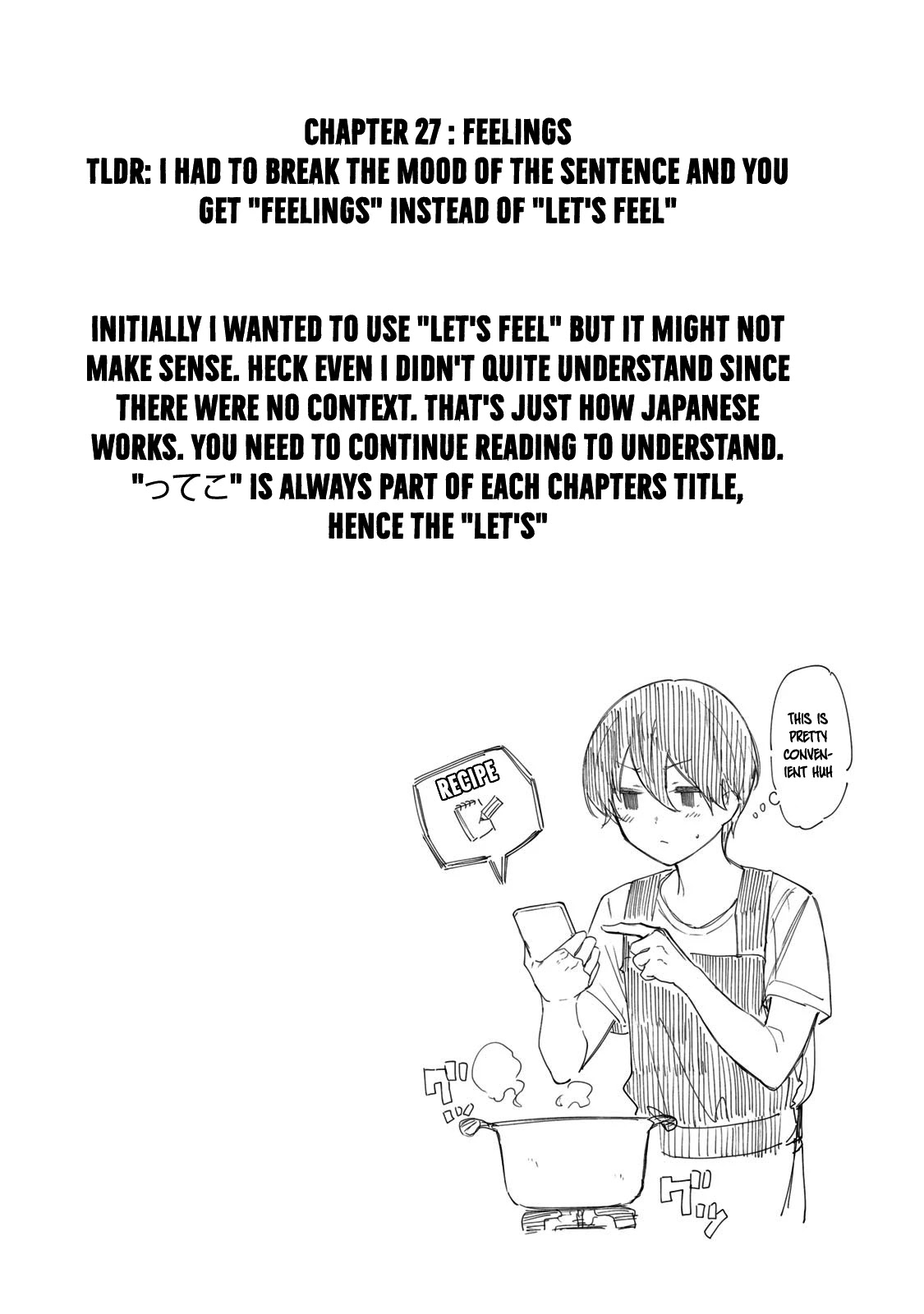 Hey boy! Let's take a break. Chapter 27 page 16 - Chapter 27: Feelings