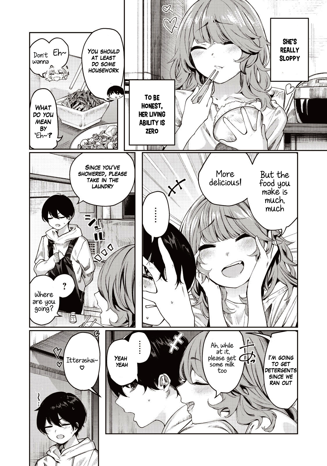 Hey boy! Let's take a break. Chapter 3 page 3 - Chapter 3: Let's Get Soaked?