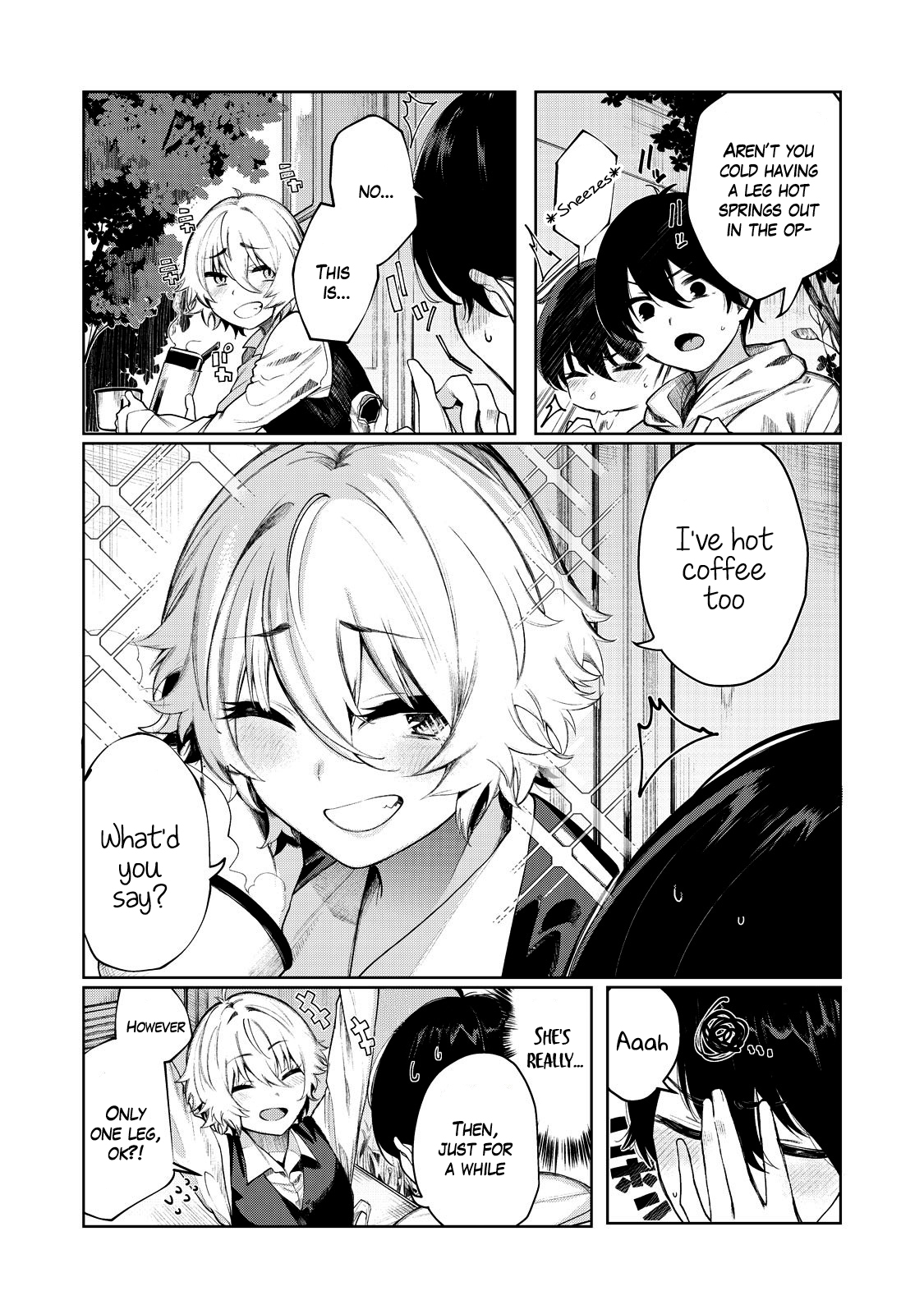 Hey boy! Let's take a break. Chapter 3 page 8 - Chapter 3: Let's Get Soaked?