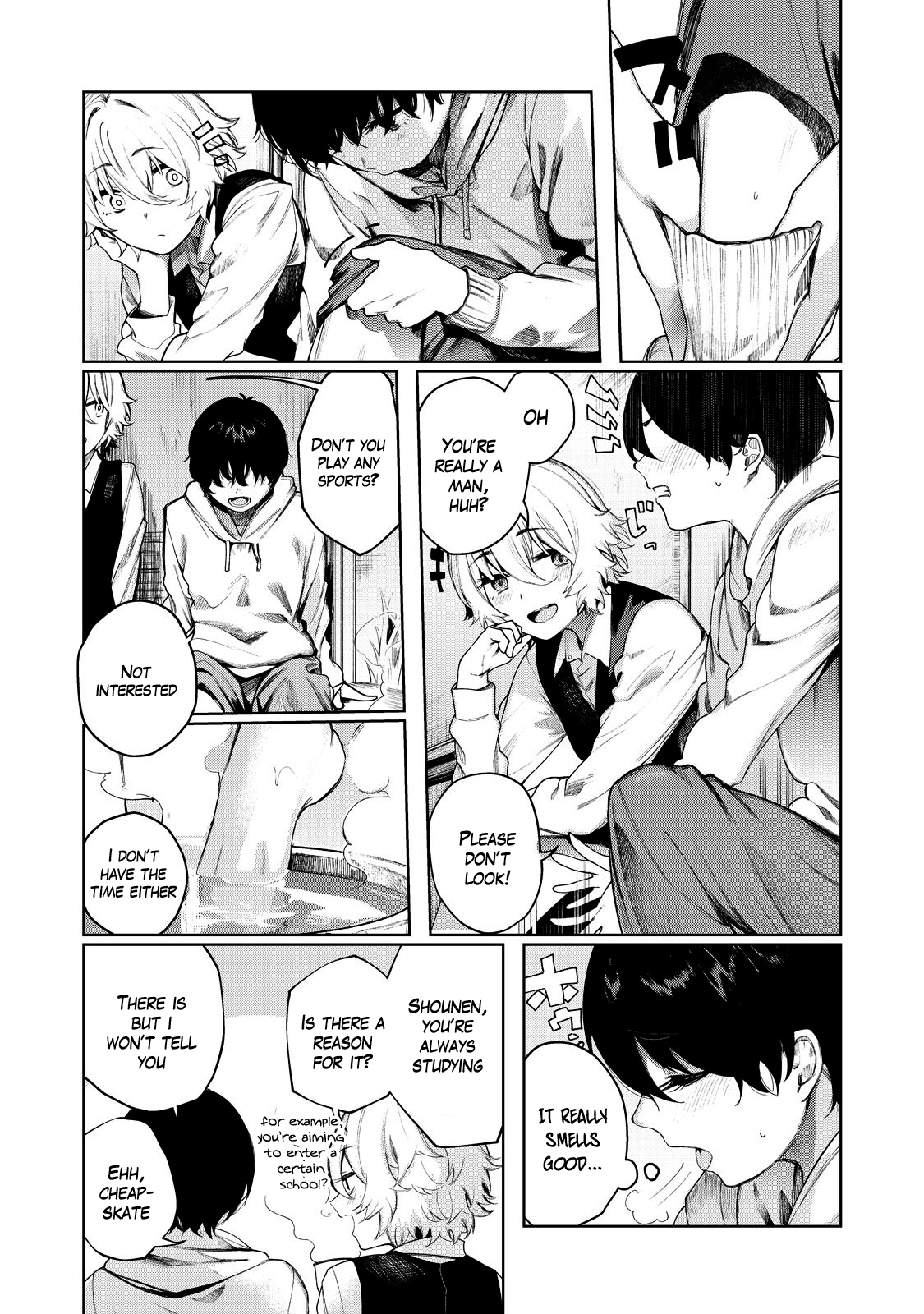 Hey boy! Let's take a break. Chapter 3 page 9 - Chapter 3: Let's Get Soaked?