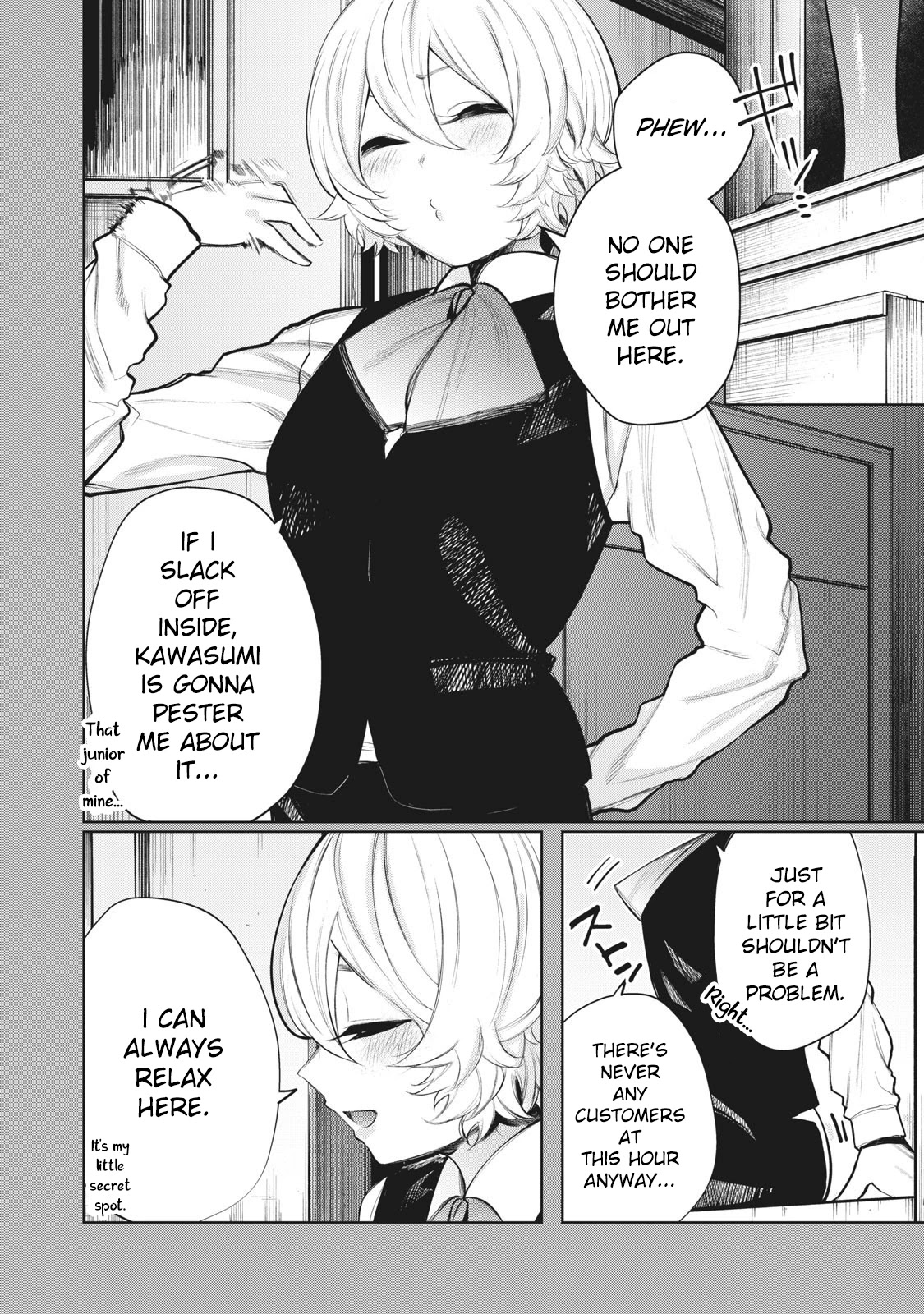 Hey boy! Let's take a break. Chapter 34 page 4 - Chapter 34: Wanna look back?