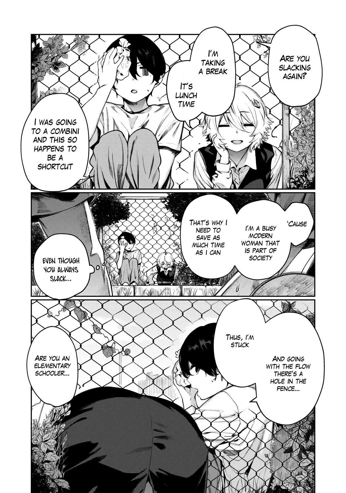 Hey boy! Let's take a break. Chapter 4 page 4 - Chapter 4: Let's Get Stuck