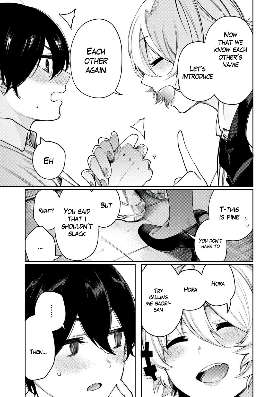 Hey boy! Let's take a break. Chapter 6 page 10 - Chapter 6: Let's Peek?