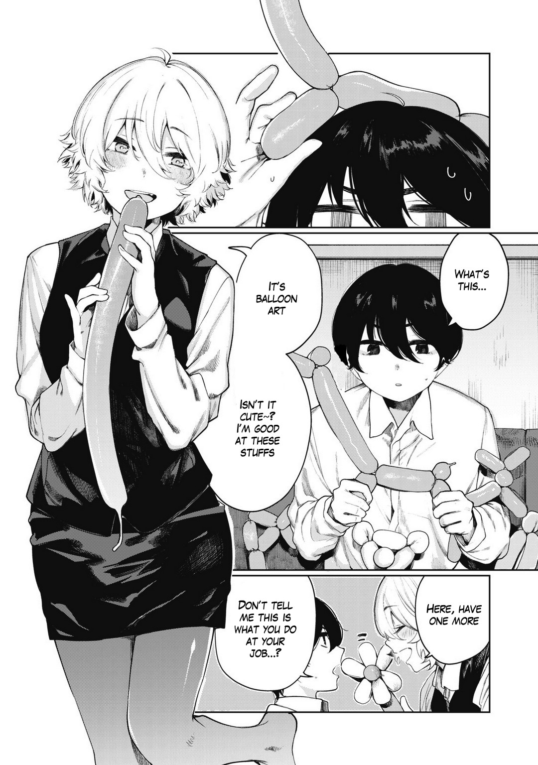 Hey boy! Let's take a break. Chapter 6 page 3 - Chapter 6: Let's Peek?