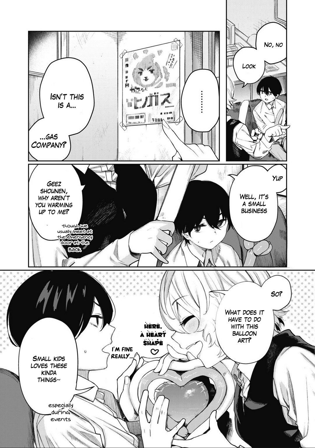 Hey boy! Let's take a break. Chapter 6 page 4 - Chapter 6: Let's Peek?