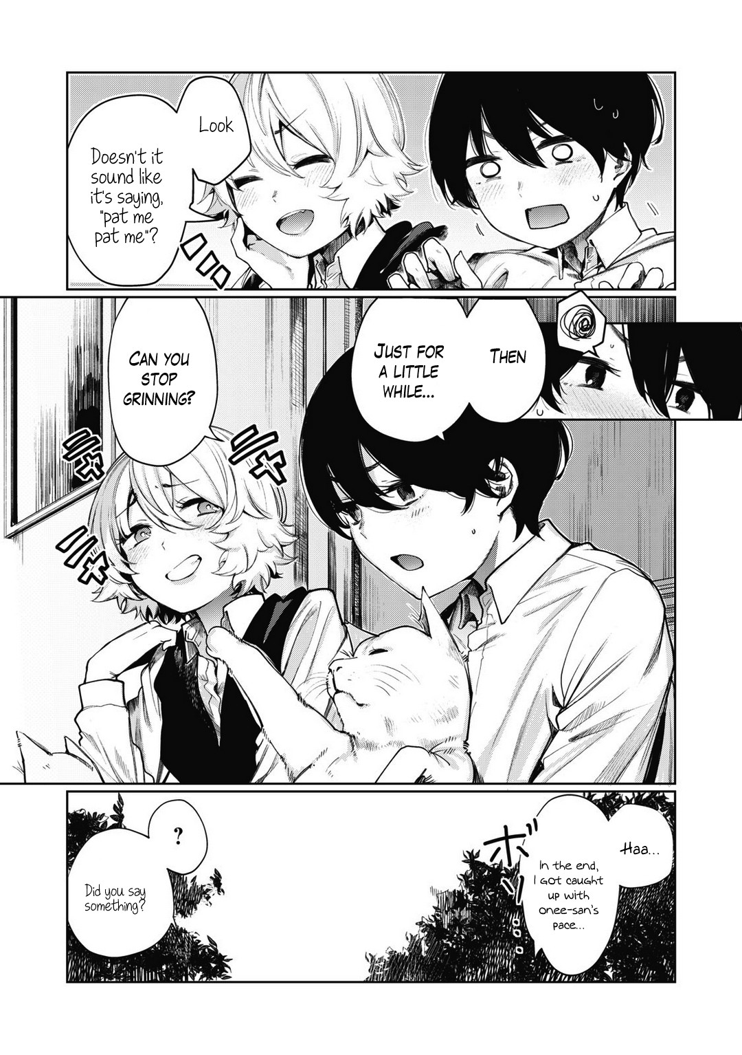 Hey boy! Let's take a break. Chapter 8 page 12 - Chapter 8: Let's Mofu? (Fluffy)