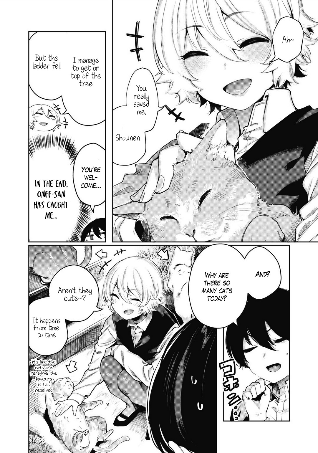 Hey boy! Let's take a break. Chapter 8 page 5 - Chapter 8: Let's Mofu? (Fluffy)