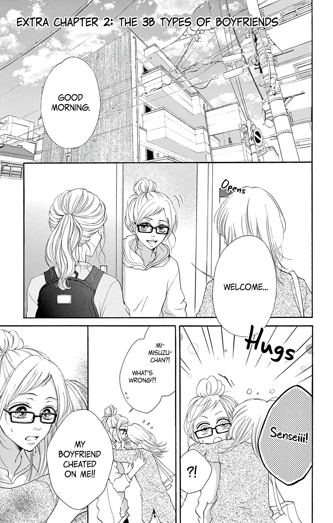 Hey Miss, Don't You Know? Chapter 3.2 page 1 - Chapter 3.2: Extra 2: The 3B Types of Boyfriends