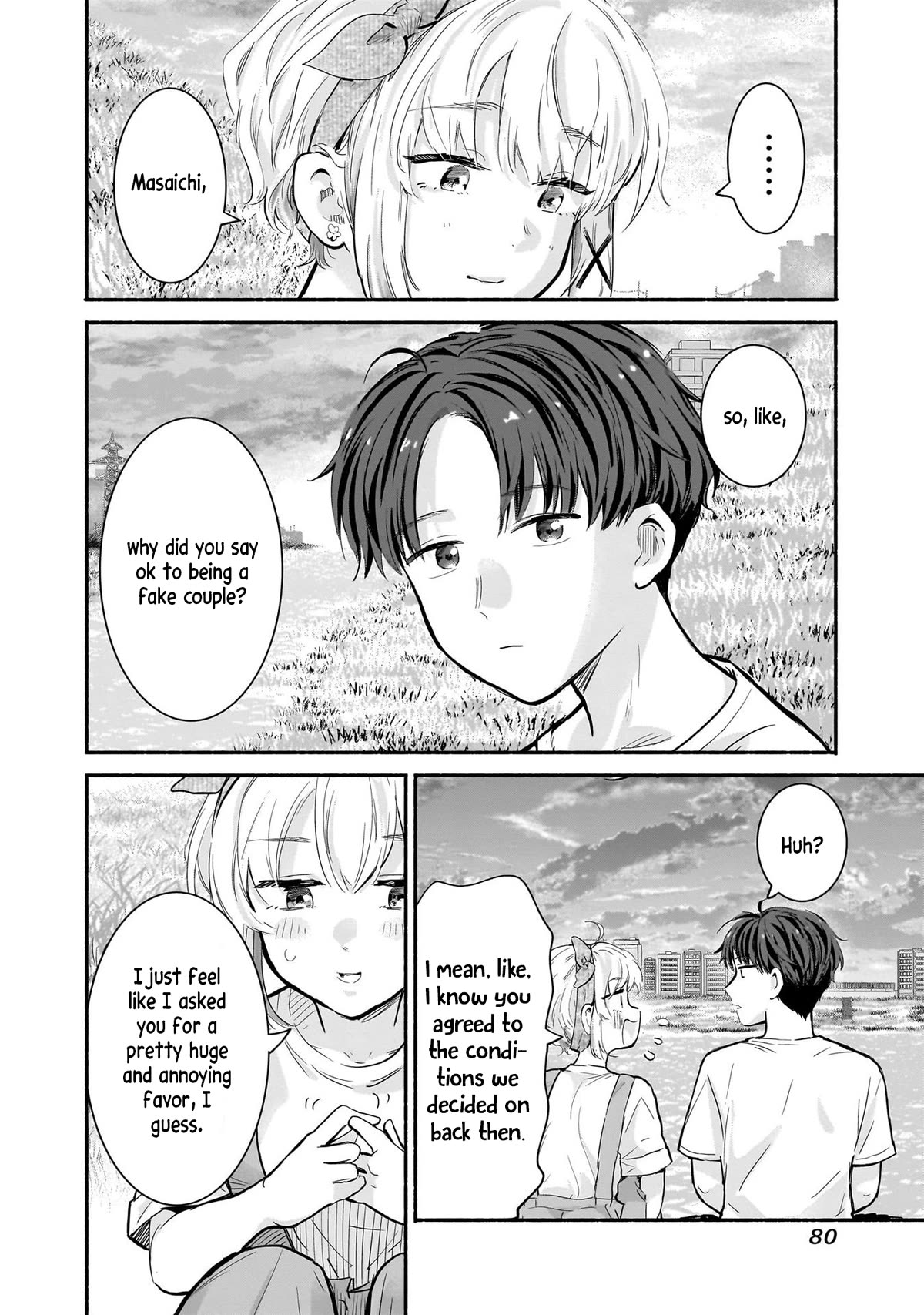 Hey, Wanna Go Out With Me? My Childhood Friend, a Beautiful Girl, Asked Me To Be Her Boyfriend, and I’ve Started a Camouflage Boyfriend Chapter 19 page 12 - Chapter 19: Even Now, At This Moment